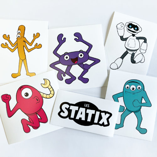 Autocollants des Statix en vinyle